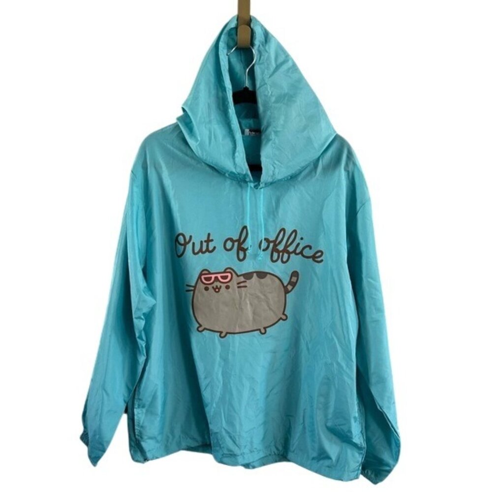 Pusheen Out of Office Lightweight Rain Hoodie Culture Fly 2019 Box Exclusive Med